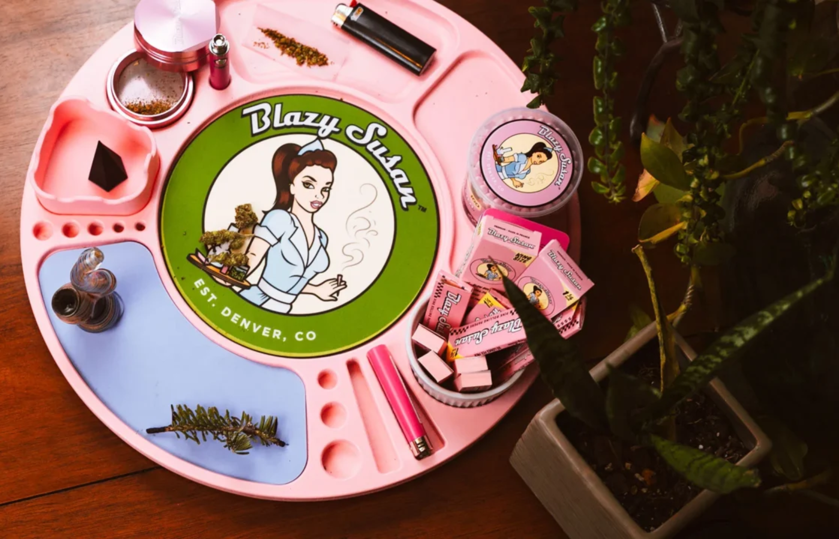 Indigo Dispensary x Blazy Susan: Style, Quality, and Innovation in Every Roll